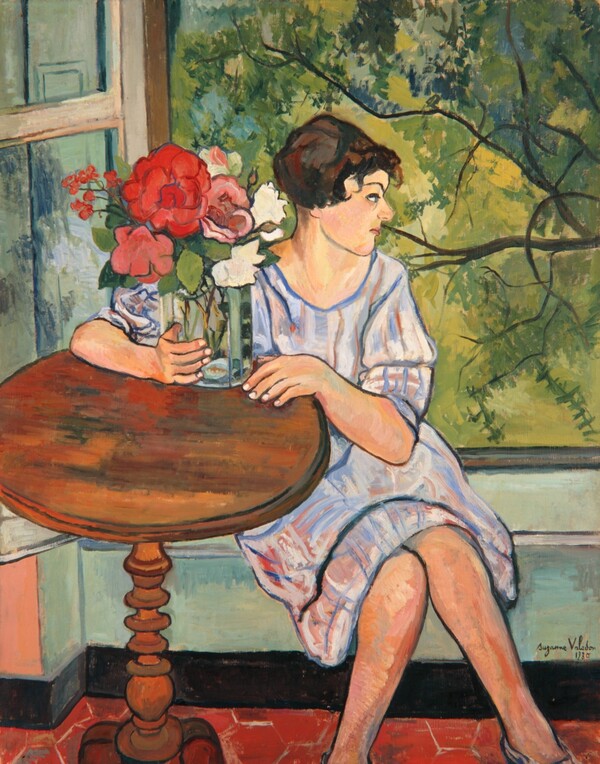 수잔 발라동, 창문 앞의 젊은 여인, 캔버스에 유채, 1930년, 92.39 cm x 73.66 cm,샌디에이고 미술관 © The San Diego Museum of Art