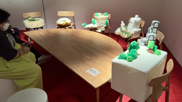 건축물이 인형이 되어 직접 설명한다는 것이 귀엽고 따뜻하며, 전 연령층을 이해시키기에 탁월한 방법임을 알 수 있었다. 사진: 정진권.