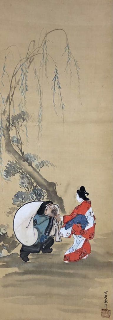 호쿠사이가 가쓰시카 다이토로 활동한 시기의 '미인도'